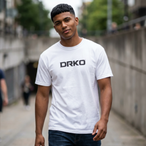 DRKO Dragon Tee – White Mark