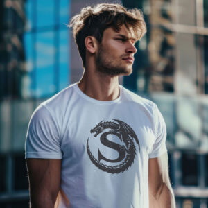 DRKO Dragon Tee – White Mark (Full Power)
